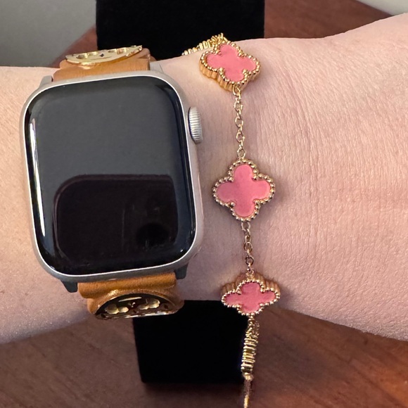 Clover 18kt gold stainless steel bracelet - Picture 5 of 6